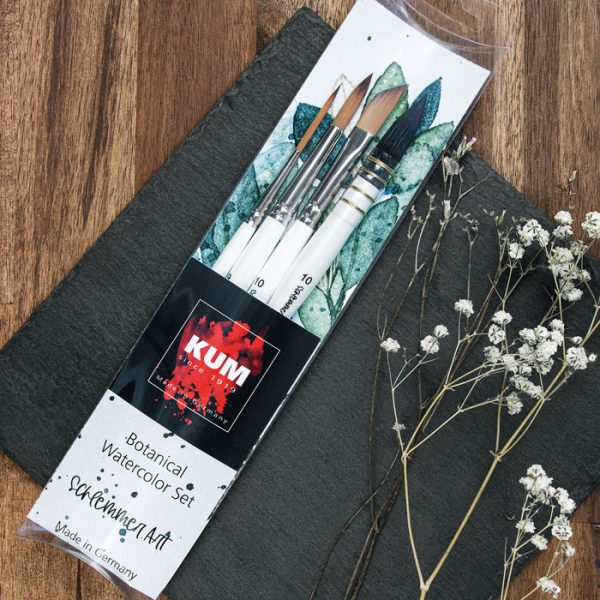 Botanical brush set KUM x Schlemmer Art