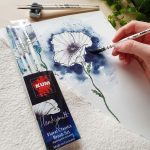 Floral Classics brush set KUM x hand painted