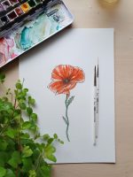 Floral Classics brush set KUM x hand painted - Image 3