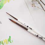 Loose watercolor brush set blobs of KUM x Frau Hölle